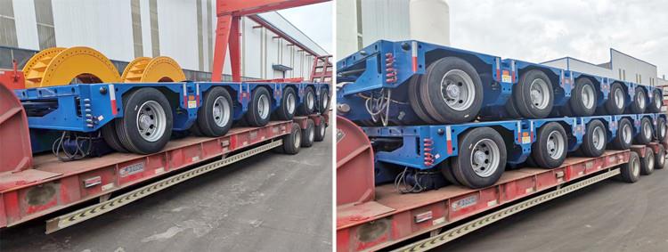 250 Ton Multi Axle Modular Trailer for Sale in Vietnam - Shiyun Vehicle