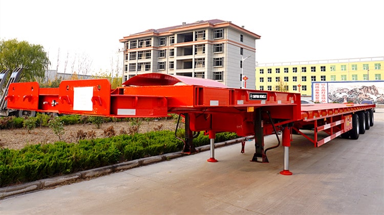 4 Axle 56 Meters Extendable Blade Trailer for Sale in Ho Chi Minhb Vietnam