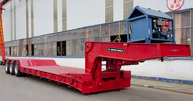 3 Axle 80 Ton Removable Gooseneck Trailer for Sale in Guyana