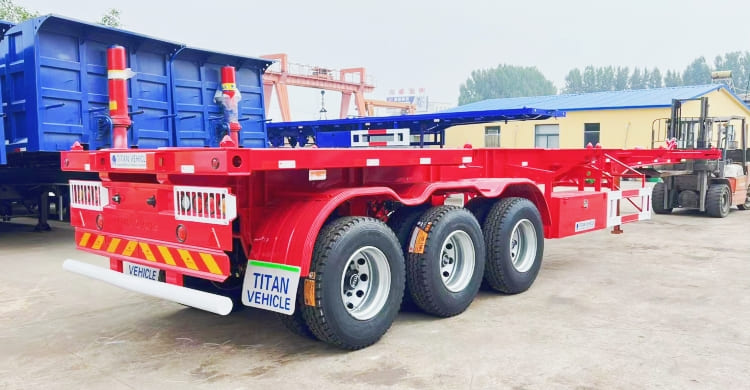 40Ft Tri Axle Container Chassis for Sale in Cameroon