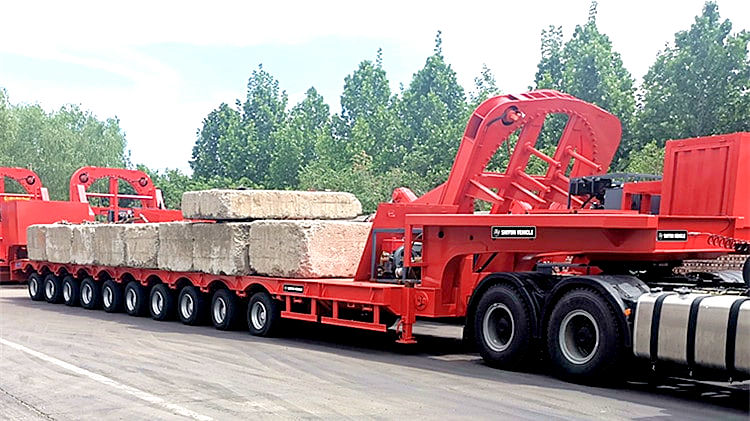 10 AXLE EXTENDABLE TRAILER