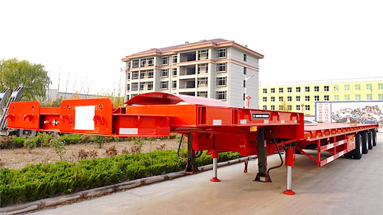 4 axle extendable blade trailer