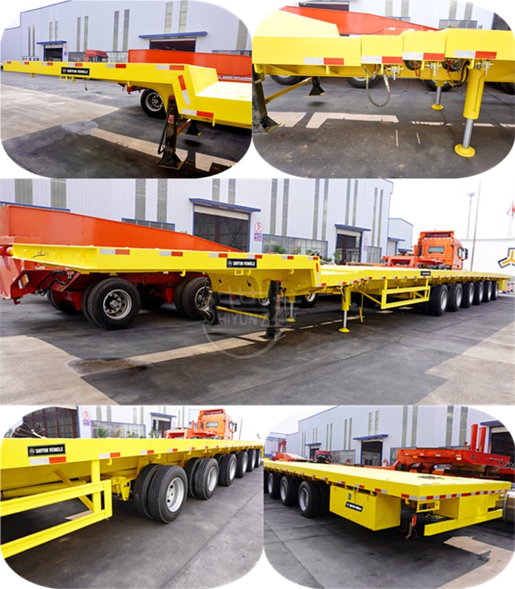 6 axle extendable blade trailer