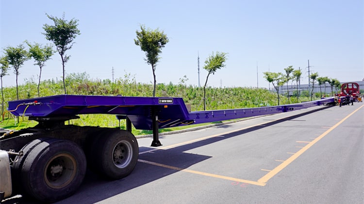 6 axle extendable blade trailer