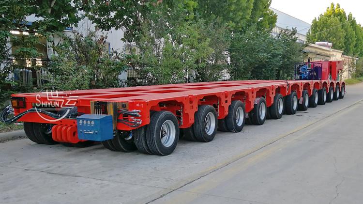 Modular Trailer for Sale  Hydraulic Multi Axle Trailer - Shiyun Vehicle