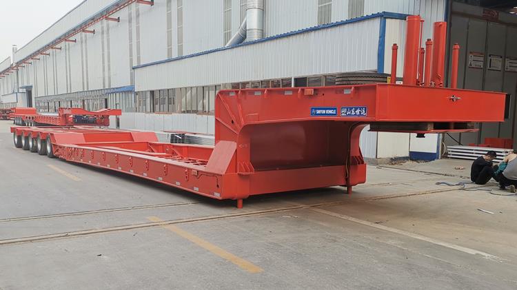 5 Axle Transporting Wind Turbine Towers for Sale In Vietnam