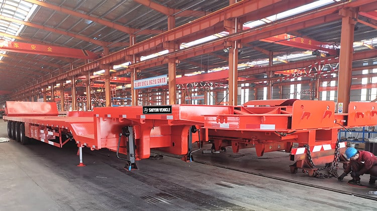 58M Extendable Boom Trailer for Sale - Shiyun Vehicle