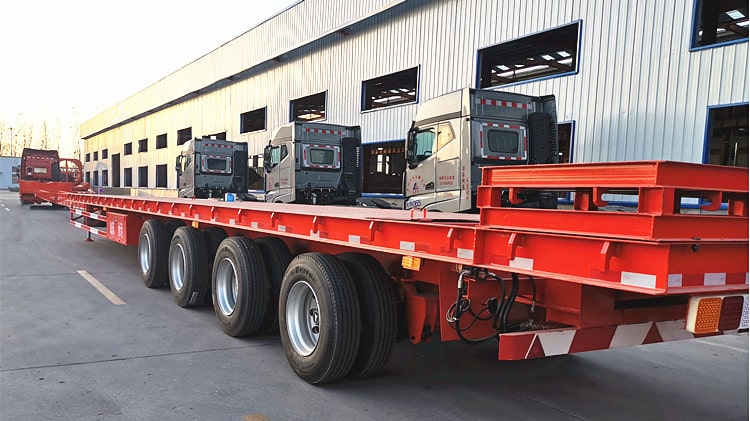 58M Extendable Boom Trailer for Sale - Shiyun Vehicle
