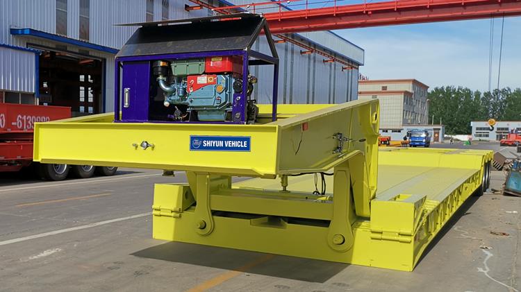 3 Line 6 Axle Low Boy Trailer with Best Price