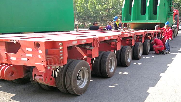7 Axles Lines Modular Hydraulic Trailer for Sale - Shiyun Vehicle