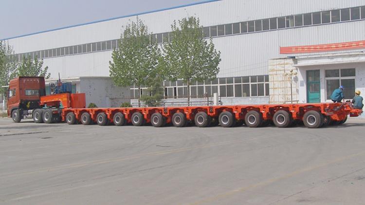12 Axis Lines 250 Ton Modular Trailer for Sale - Shiyun Vehicle