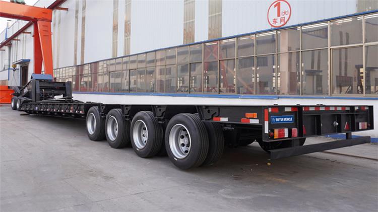 Details of 4 Axle Lowboy Gooseneck Trailer for Sale