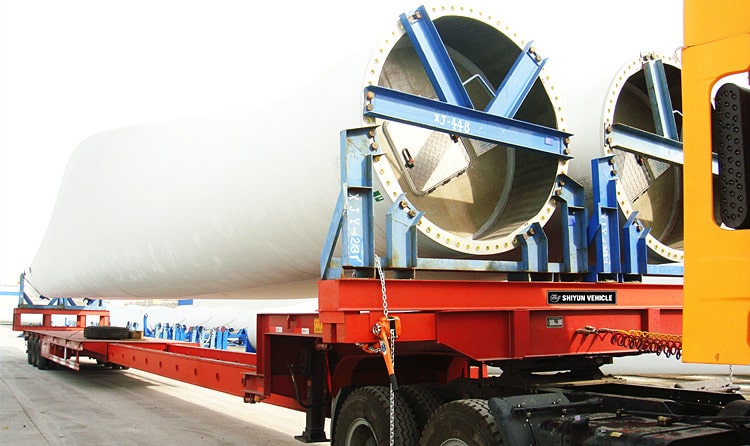 Tri Axle Telescopic Semi Trailer for Sale - Shiyun Vehicle