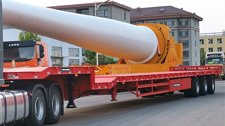 Extendable Trailer for Wind Blade's Transportation for Sale - Shiuyn Vehicle