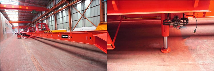 Hydraulic Steerable Extend Boom Trailer for Sale - Shiyun Vehicle