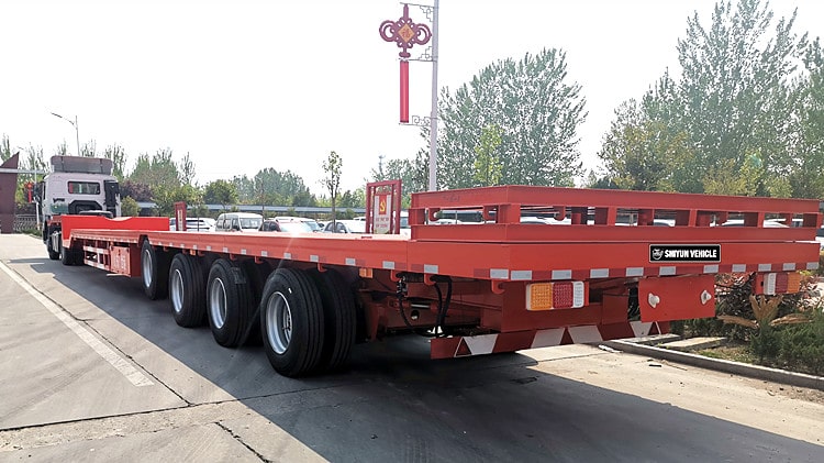 telescopic trailer for blade