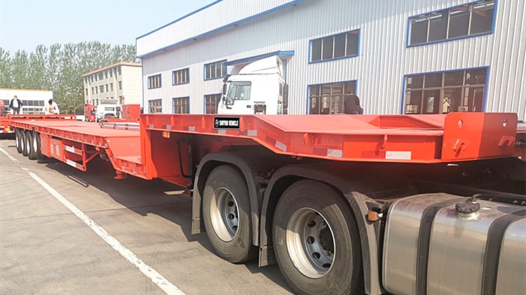 Four Axle Telescopic Semi Trailer for Blade for Sale - Shiyun Vehicle