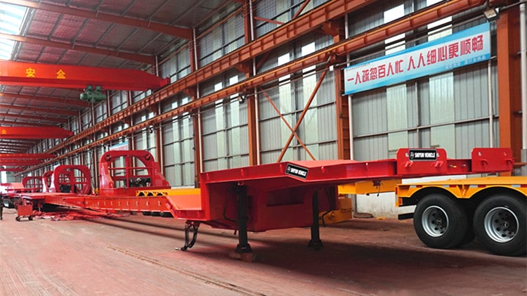 Hydraulic Steerable Extend Boom Trailer for Sale - Shiyun Vehicle