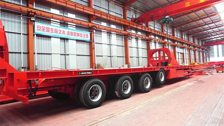 Hydraulic Steerable Extend Boom Trailer for Sale - Shiyun Vehicle