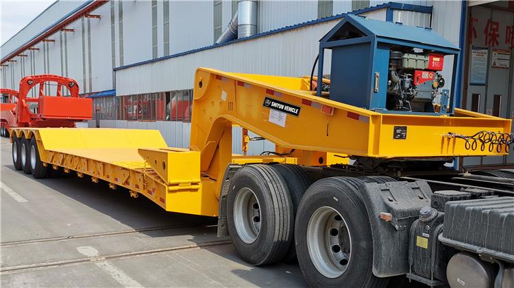 Tri Axle Gooseneck Lowboy Trailer for Sale