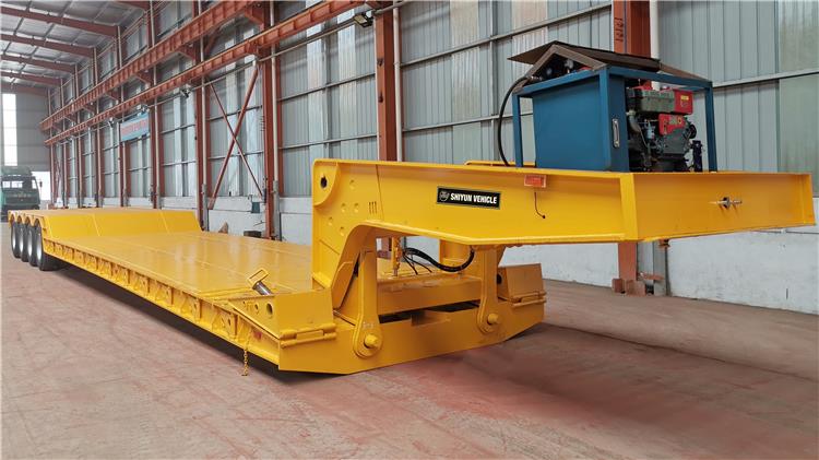 4 Axle 60 Ton Gooseneck Lowboy Trailers for Sale In Namibia