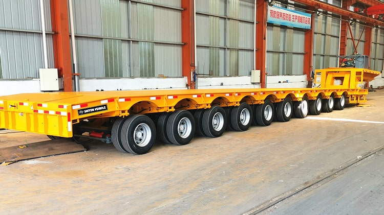 10 Axle Expandable 80 Tonne Low Bed Trailer