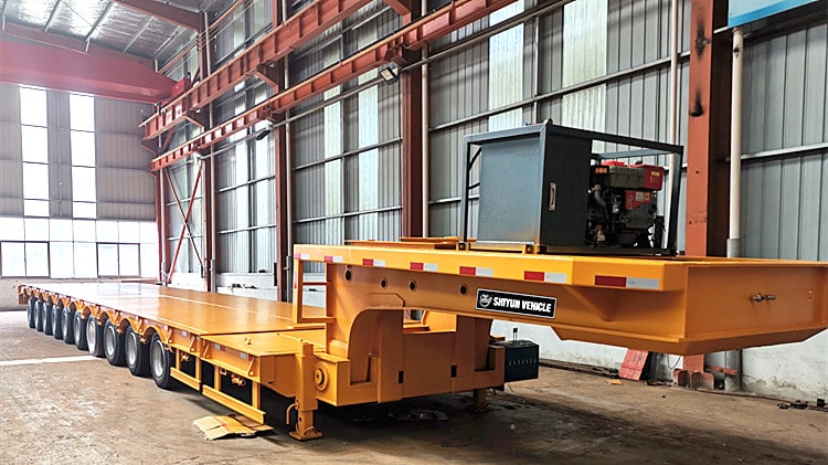 10 Axle Expandable 80 Tonne Low Bed Trailer