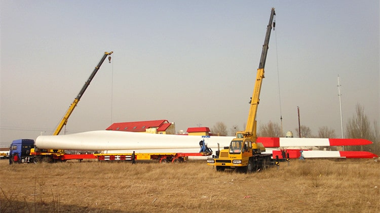 2 Line 4 Axle Telescopic Trailer for Sale - Shiyun Vehicle