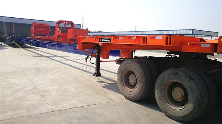 4 Axle Specialized Extendable Trailer for Sale - Shiyun Vehicle