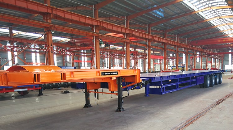 4 Axle Specialized Extendable Trailer for Sale - Shiyun Vehicle
