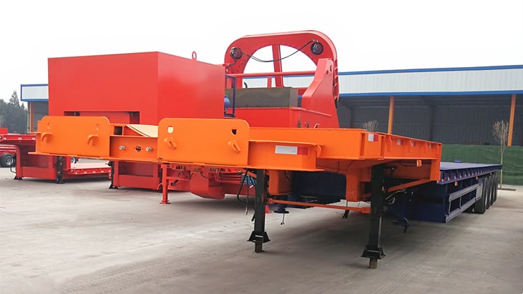 4 Axle Specialized Extendable Trailer for Sale - Shiyun Vehicle