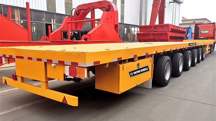 Extendable Flatbed Wind Blade Semi Trailer for Sale - Shiyun Vehicle