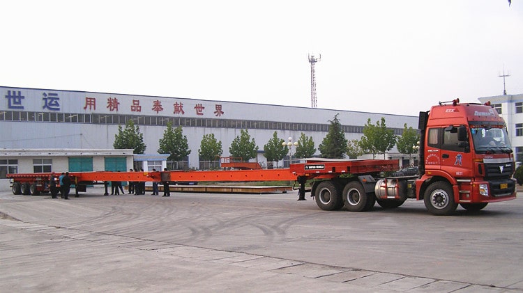 45 mts Length Extendable Trailers for Blade for Sale - Shiyun Vehicle