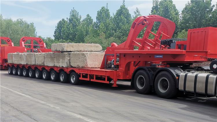 10 Axle Wind Tower Trailer for Sale In Vietnam - Shiyun Vehicle