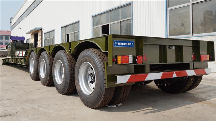 150 Ton Detachable Removable Lowboy Gooseneck Trailer for Sale Price Manufacturer