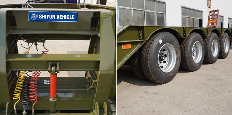 Details of 4 Axle Lowboy Gooseneck Trailer for Sale