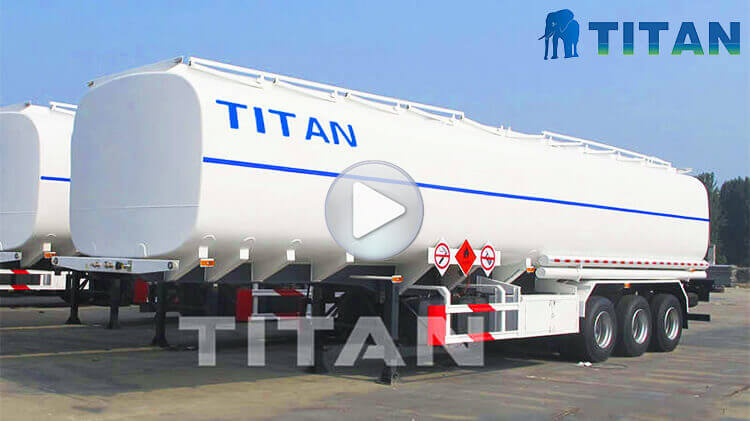 3 Axle 40000 Liters Fuel Tanker Trailer for Sale Price