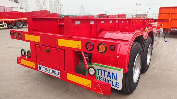 2 Axle 20 ft Skeletal Trailer for Sale Price in Ghana