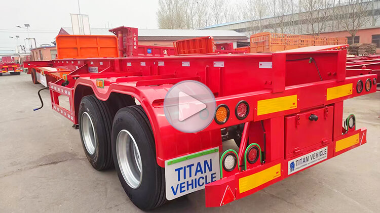 2 Axle 20 ft Skeletal Trailer for Sale Price in Ghana