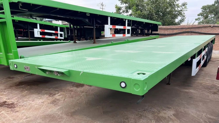 40 Ft Flatbed Trailer 3 Axle Flatbed Trailer for Sale