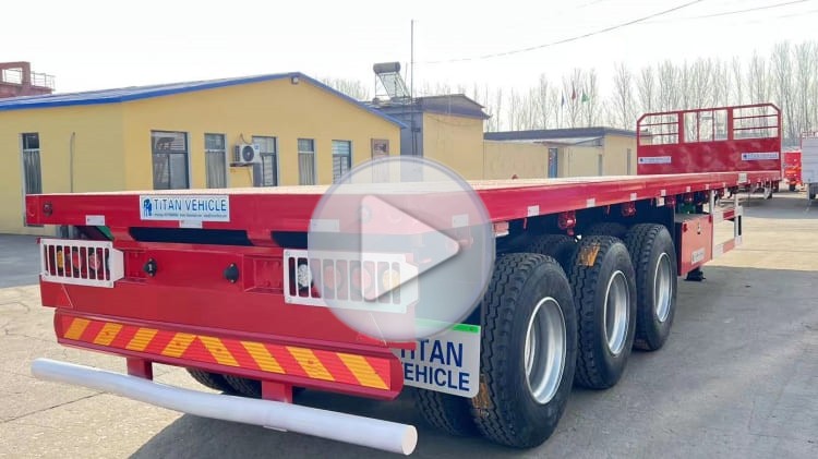 40 Foot Flatbed Trailer Prices for Sale in Ghana 
