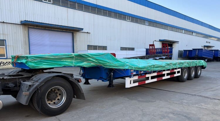 60 Ton 3 Axle Low Bed Trailer