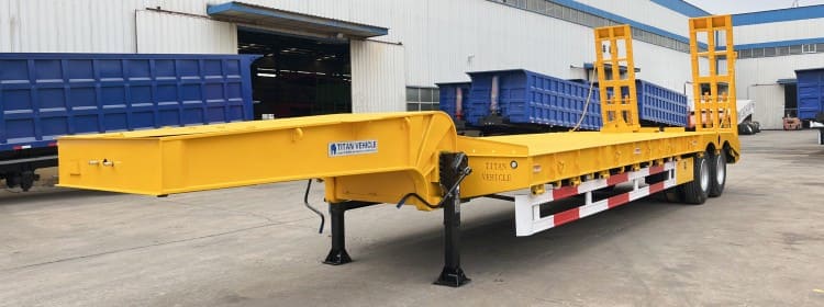 2 Axle Semi Low Loader Trailer