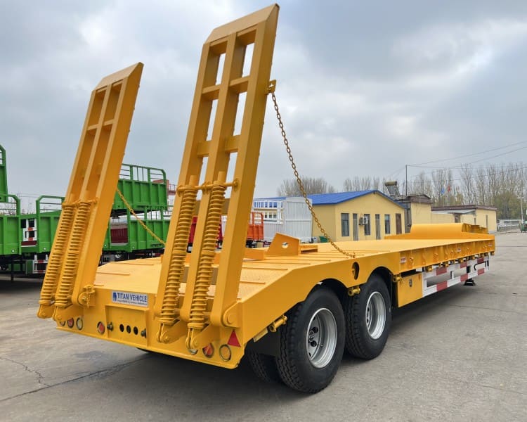 2 Axle Semi Low Loader Trailer