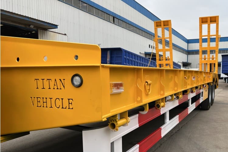 2 Axle Semi Low Loader Trailer