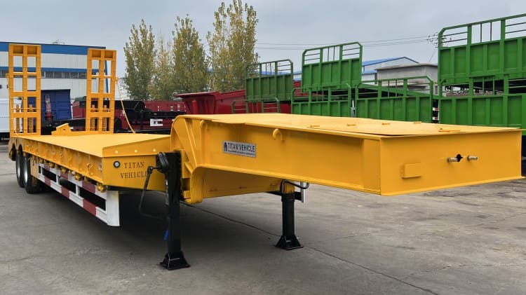 2 Axle Semi Low Loader Trailer