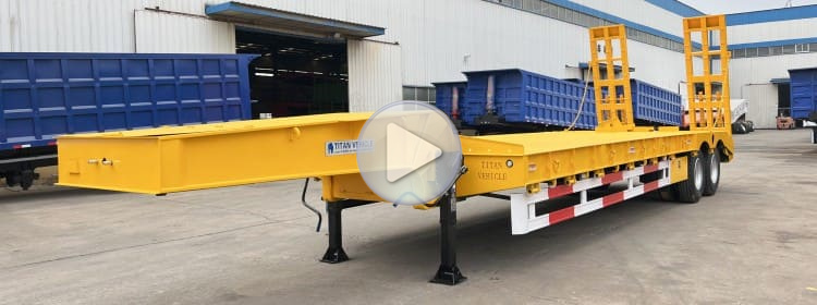 2 Axle Semi Low Loader Trailer
