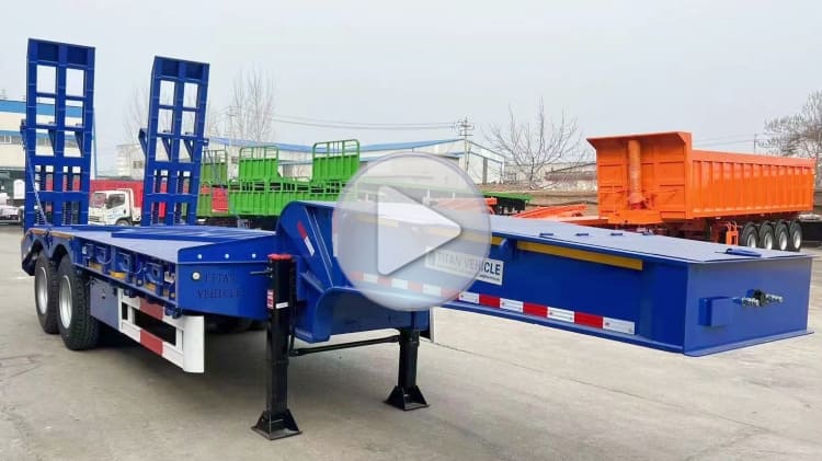 2 Axle Low Bed Trailer Manufacturers
